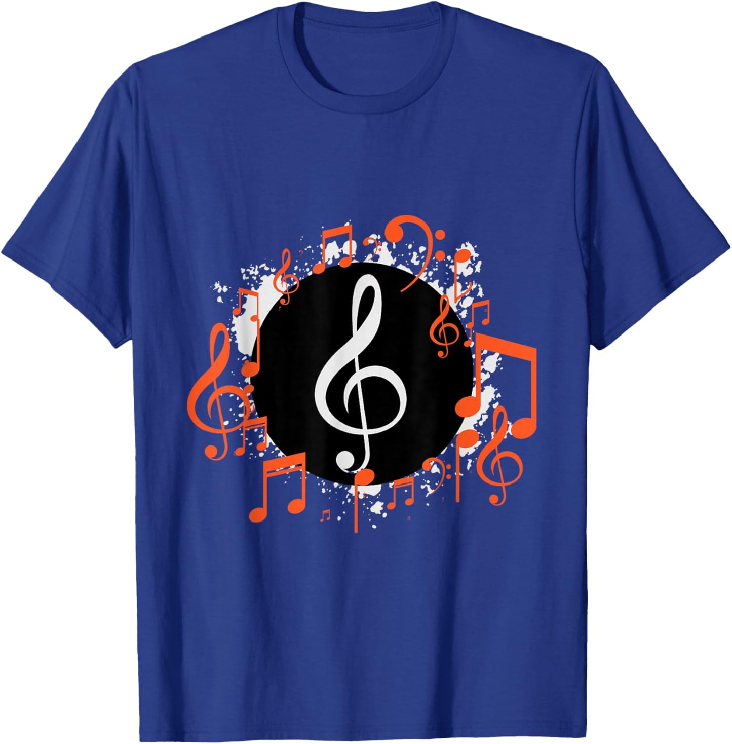 Violin Clef, Clef, Musical Note, Musician T-Shirt - T-Shirt | Royal