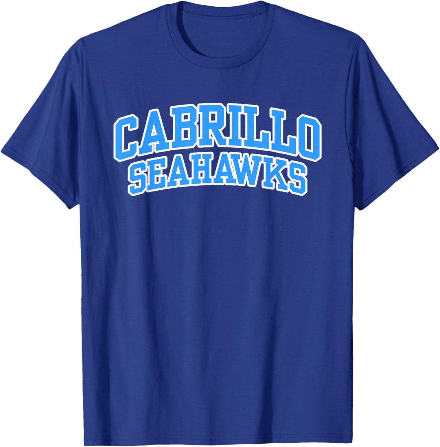 Cabrillo College Seahawks Apparel Sports Fan T-Shirt - T-Shirt | Royal