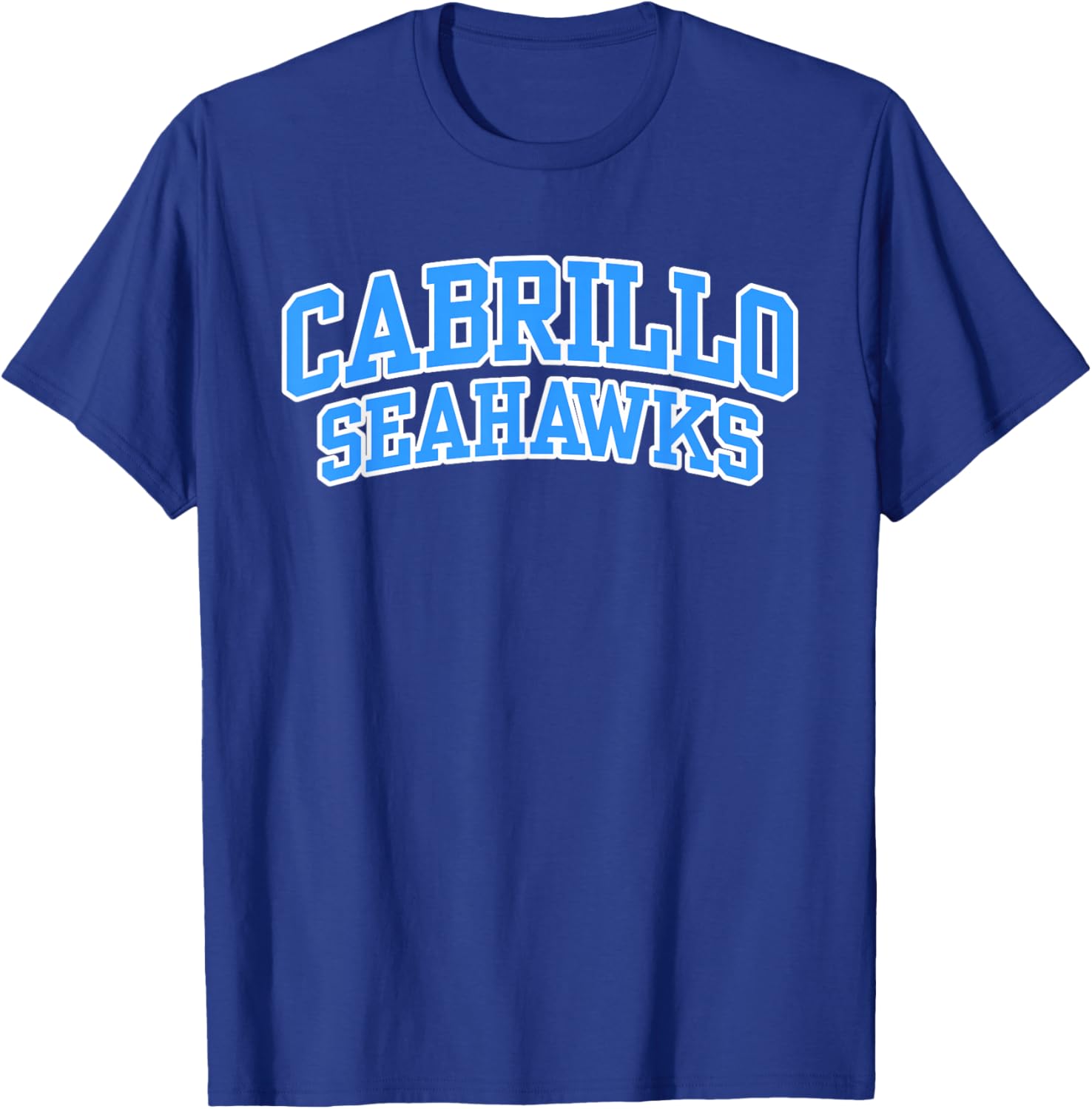 Cabrillo College Seahawks Apparel Sports Fan T-Shirt - T-Shirt | Royal