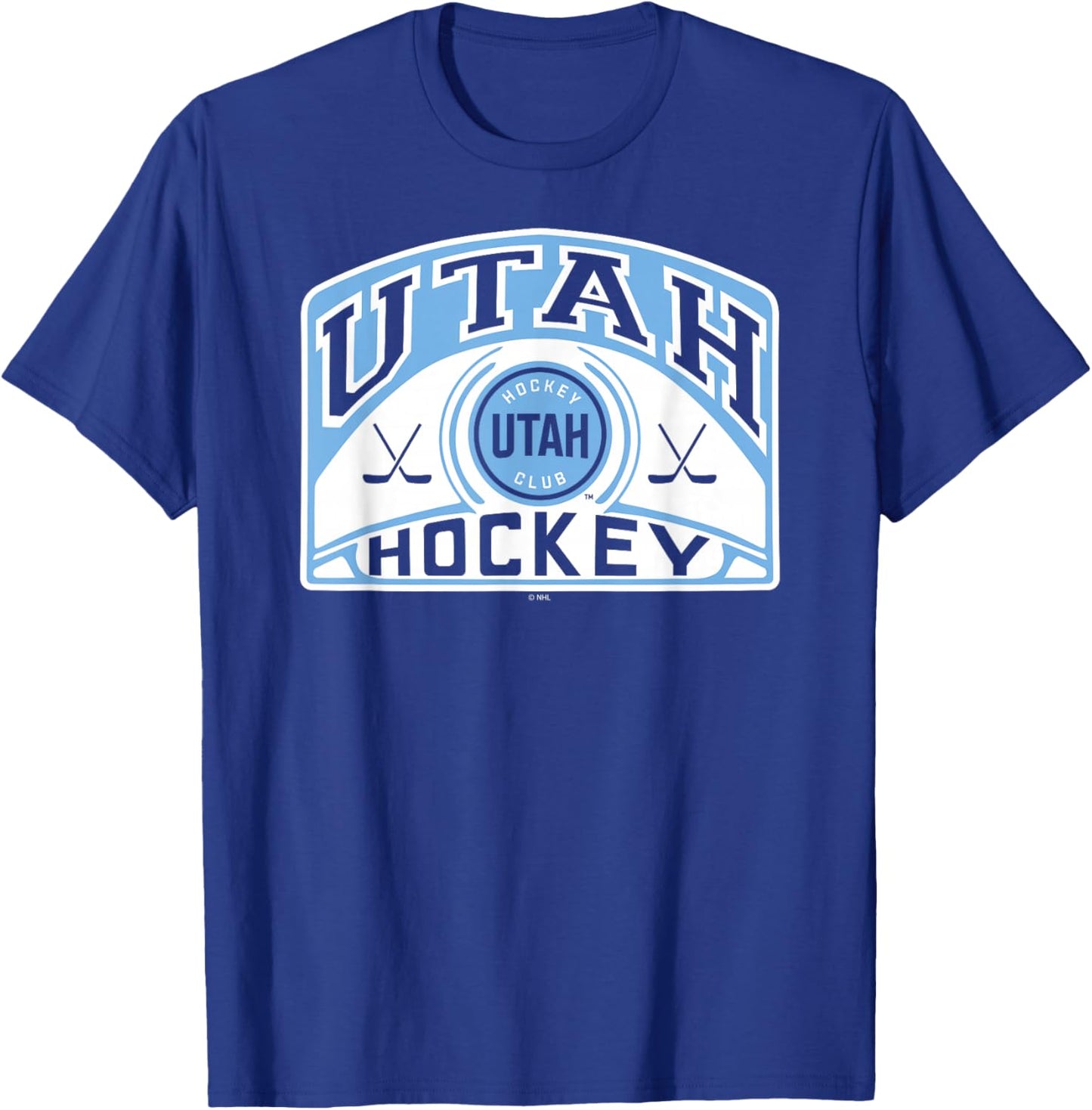 Utah Hockey Club Glide Black Officially Licensed T-Shirt - T-Shirt | Royal
