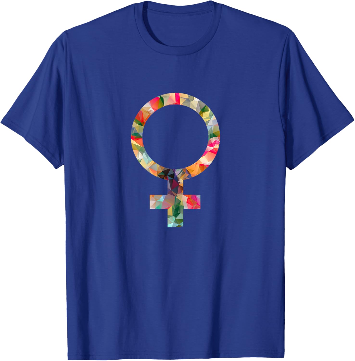 Feminism Symbol Women's Sign Power Statement T-Shirt - T-Shirt | Royal