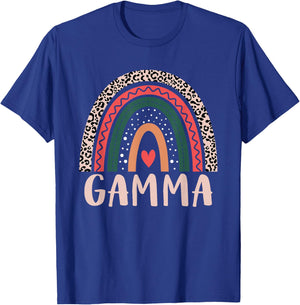 Gamma Rainbow Grandma Grandmother Women Mothers Day Gamma T-Shirt - T-Shirt | Royal