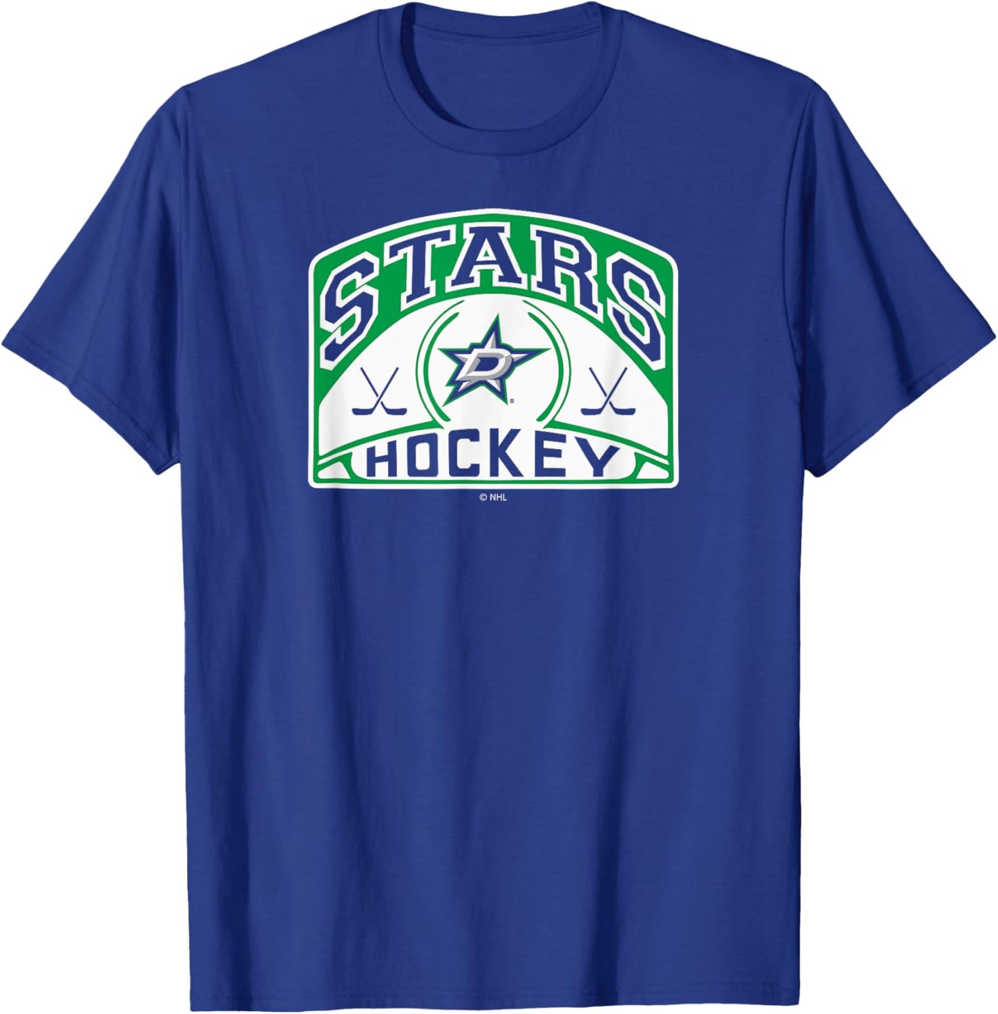 Dallas Stars Glide Black Officially Licensed T-Shirt - T-Shirt | Royal