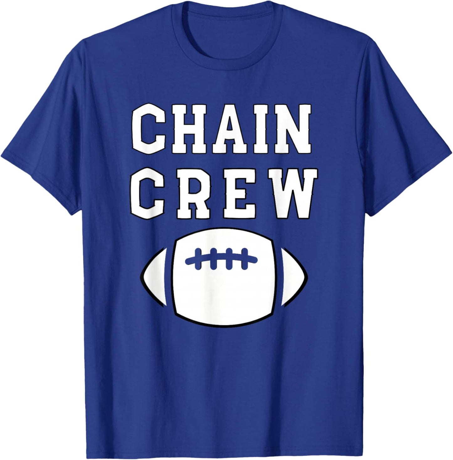 Football Chain Crew Football Team T-Shirt - T-Shirt | Royal
