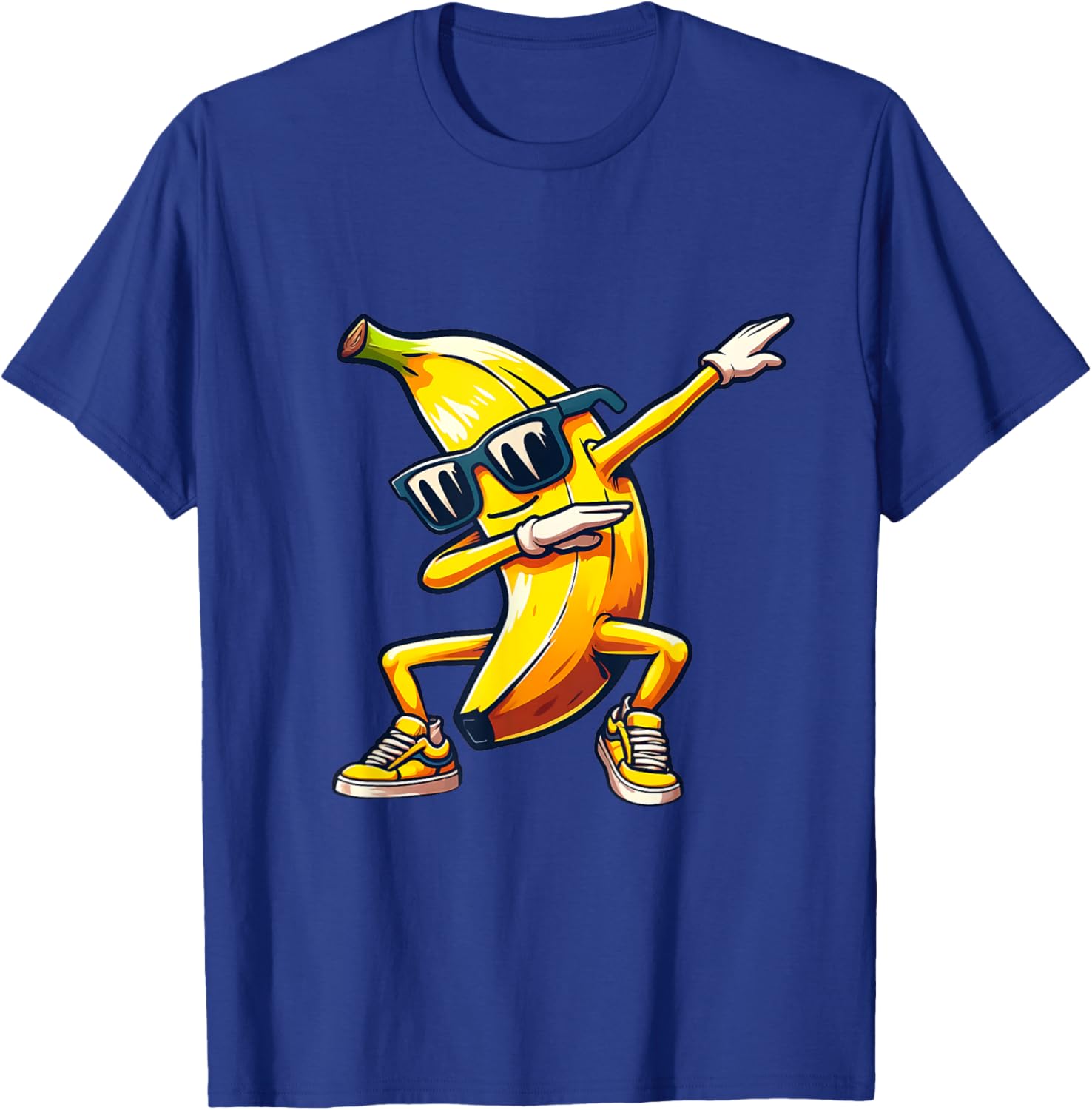 Dab Banana Dancing Dabbing Banana Fruit Meme T-Shirt - T-Shirt | Royal