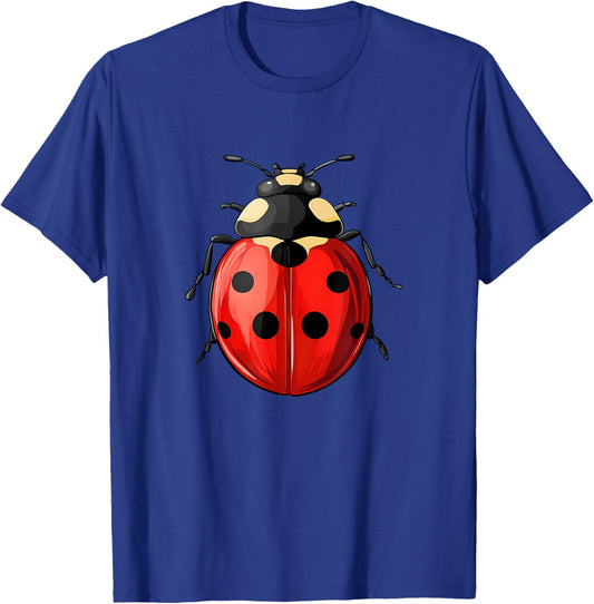 Cute Ladybug T-Shirt - T-Shirt | Royal