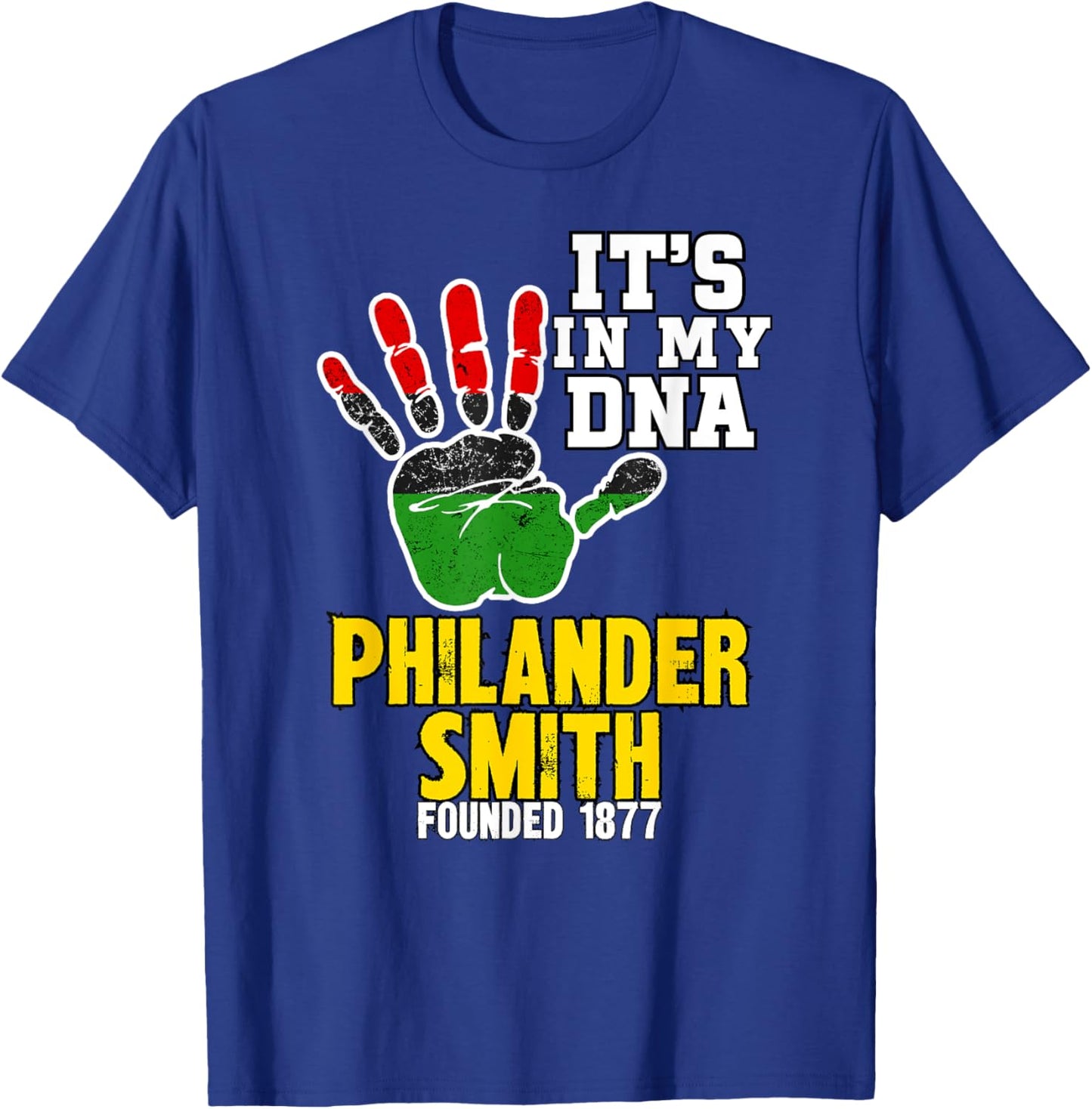 Philander Smith, PSC, Souvenir HBC Design T-Shirt - T-Shirt | Royal