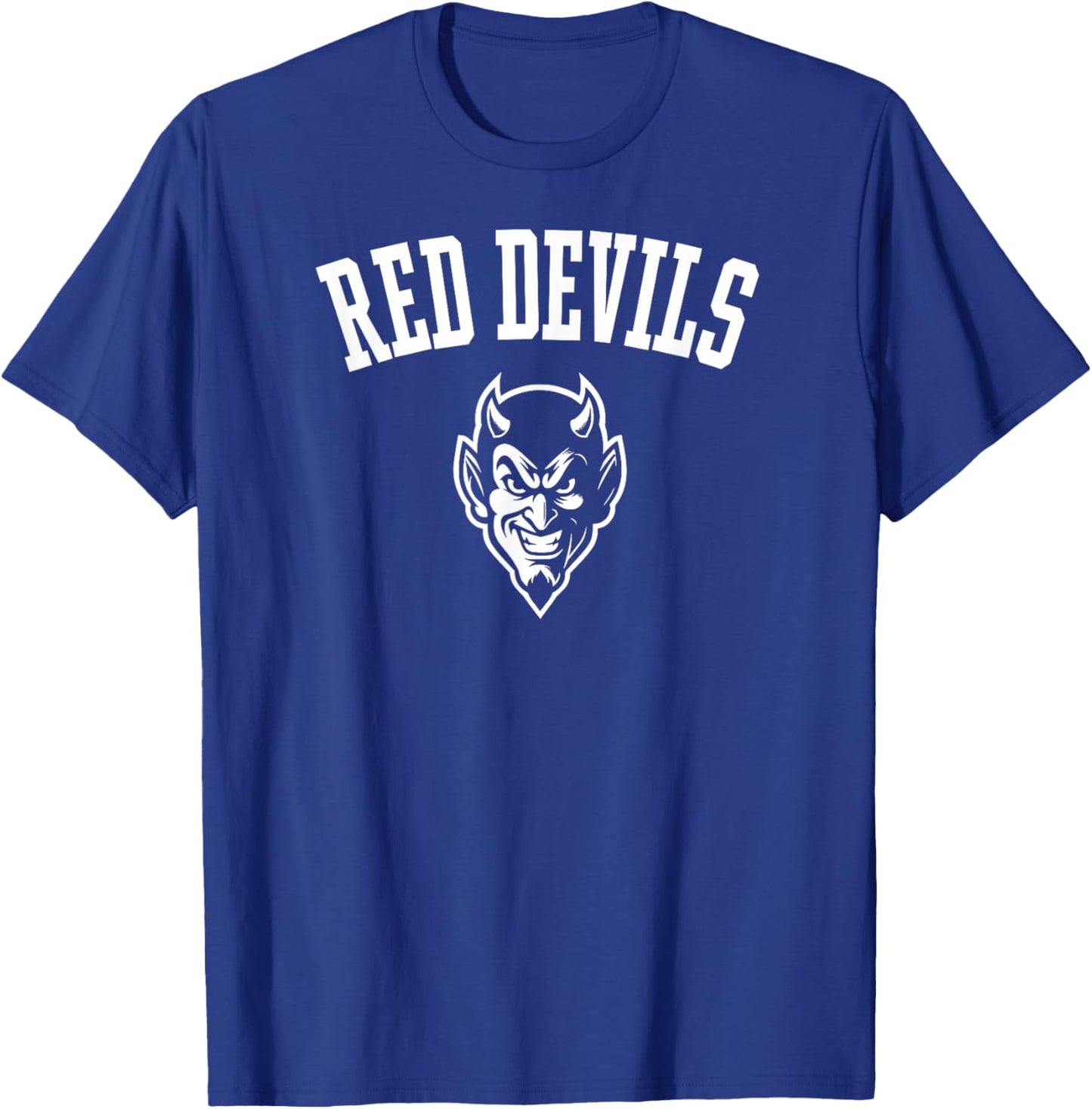 Red Devils Mascot for Youth Teams Players and Fans T-Shirt - T-Shirt | Royal