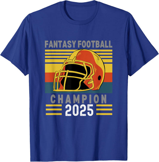 Fantasy Football 2025 League Champion Winner, 2025 FFL Champ T-Shirt - T-Shirt | Royal