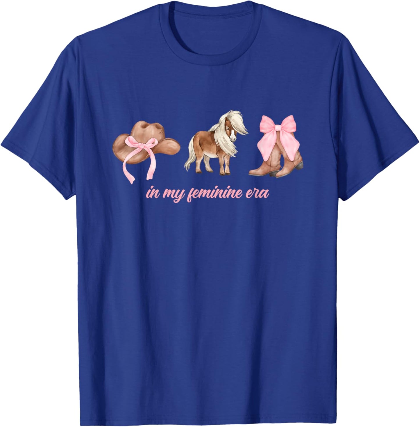 In My Feminine Era Apparel T-Shirt - T-Shirt | Royal