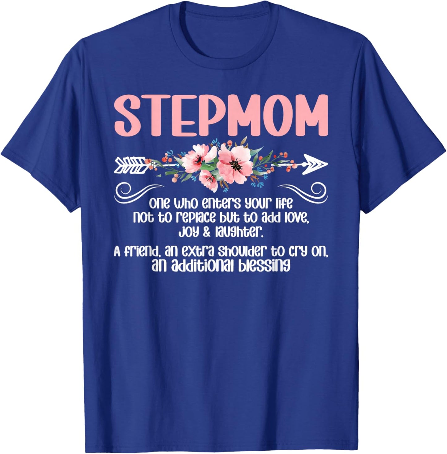Stepmom Definition Stepmother Stepmama Step Mom Step Mama T-Shirt - T-Shirt | Royal