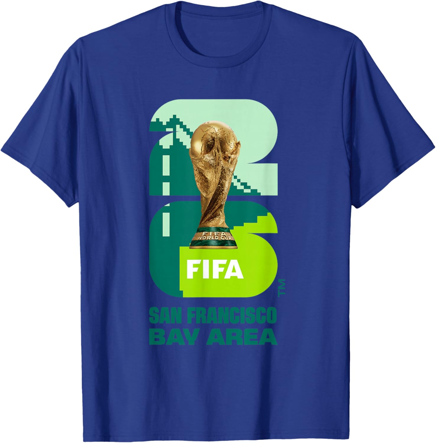FIFA World CUP26 San Francisco Trophy Color T-Shirt - T-Shirt | Royal
