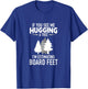 Hugging A Tree Original Board Feet Woodworker Gift T-Shirt - T-Shirt | Royal