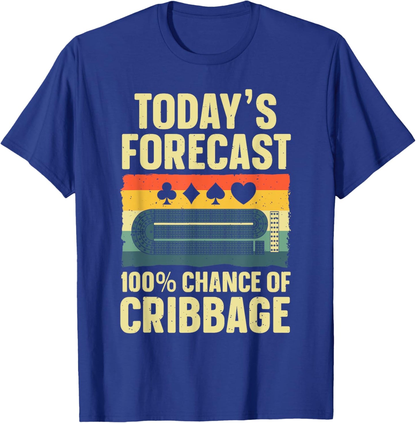 Funny Cribbage Design Women Kids Card Game Cribbage T-Shirt - T-Shirt | Royal
