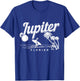 Jupiter Beach Florida Surf Vintage Surfer T-Shirt - T-Shirt | Royal