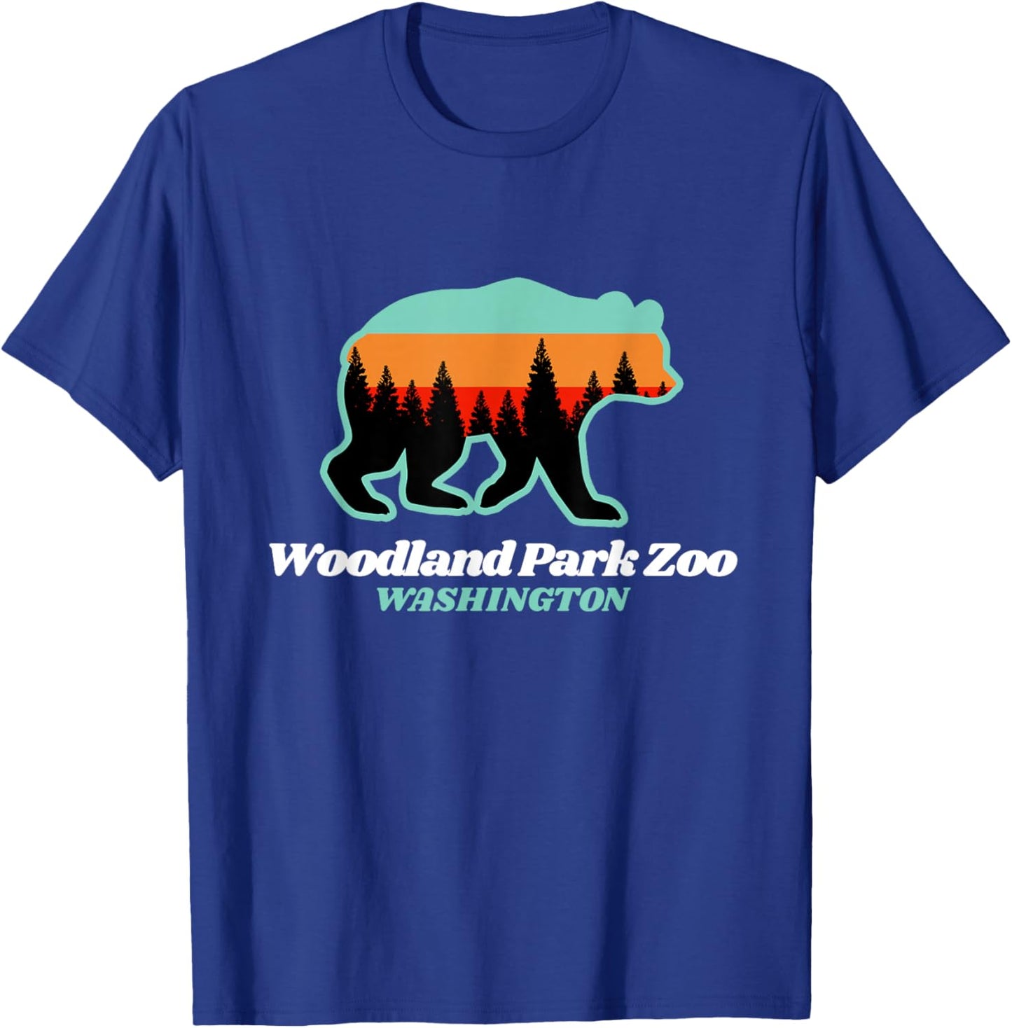 Woodland Park Zoo Washington Tourist T-Shirt - T-Shirt | Royal