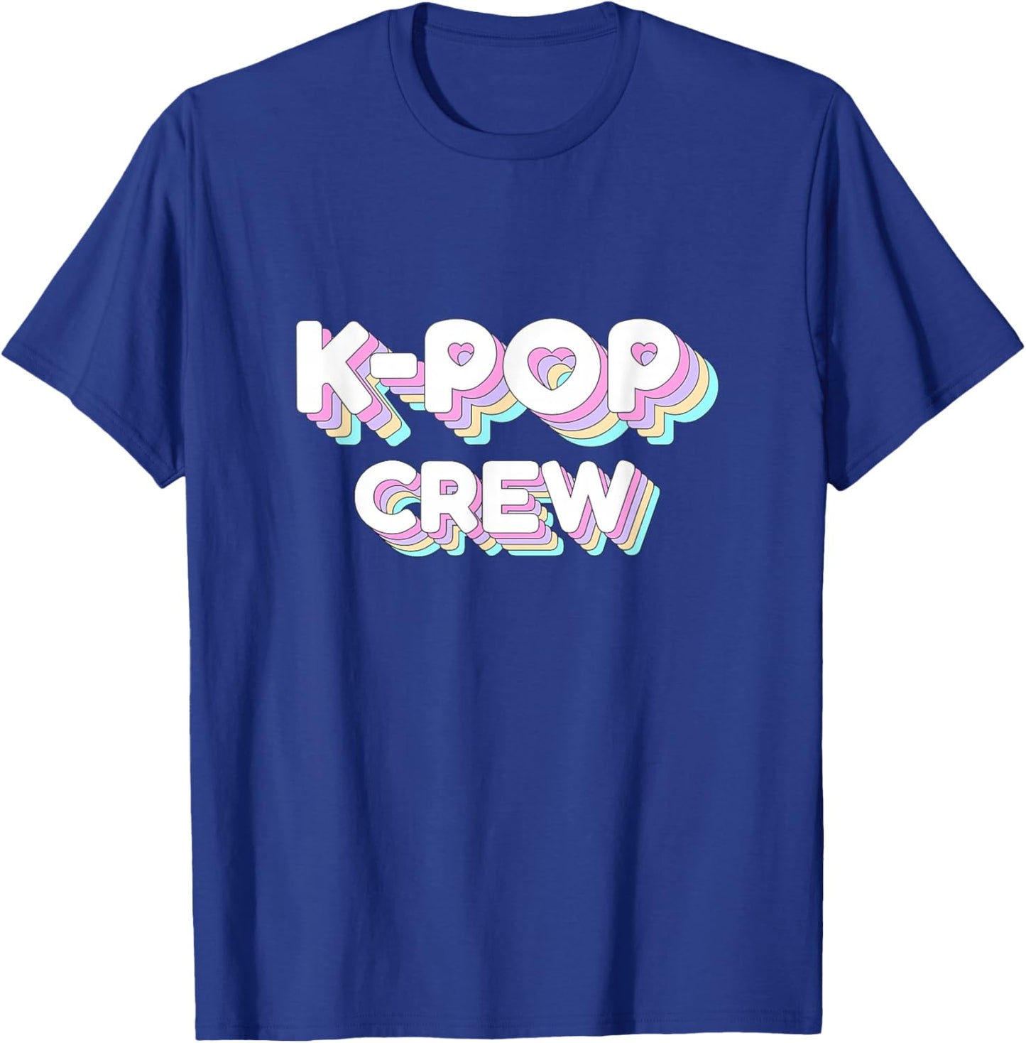 K-Pop Crew Fangirls Fanboys Korean Pop Aesthetic Retro T-Shirt - T-Shirt | Royal