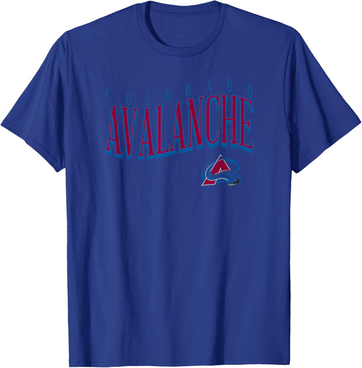 Colorado Avalanche Wave White NHL Officially Licensed T-Shirt - T-Shirt | Royal