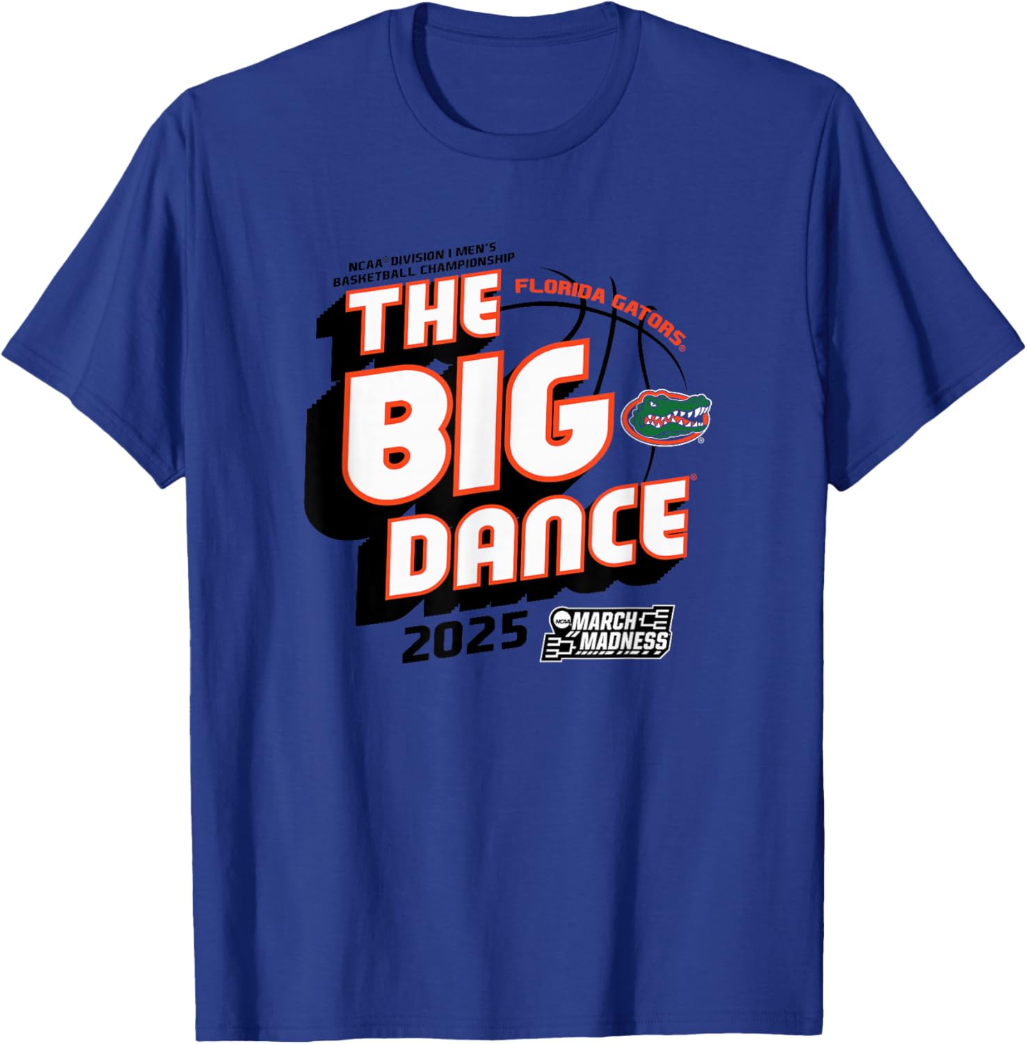 Florida Gators March Madness 2025 Men's Basketball Dance T-Shirt - T-Shirt | Royal