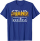 Yellow Ochre Black White Color Match Business Quote Saying T-Shirt - T-Shirt | Royal