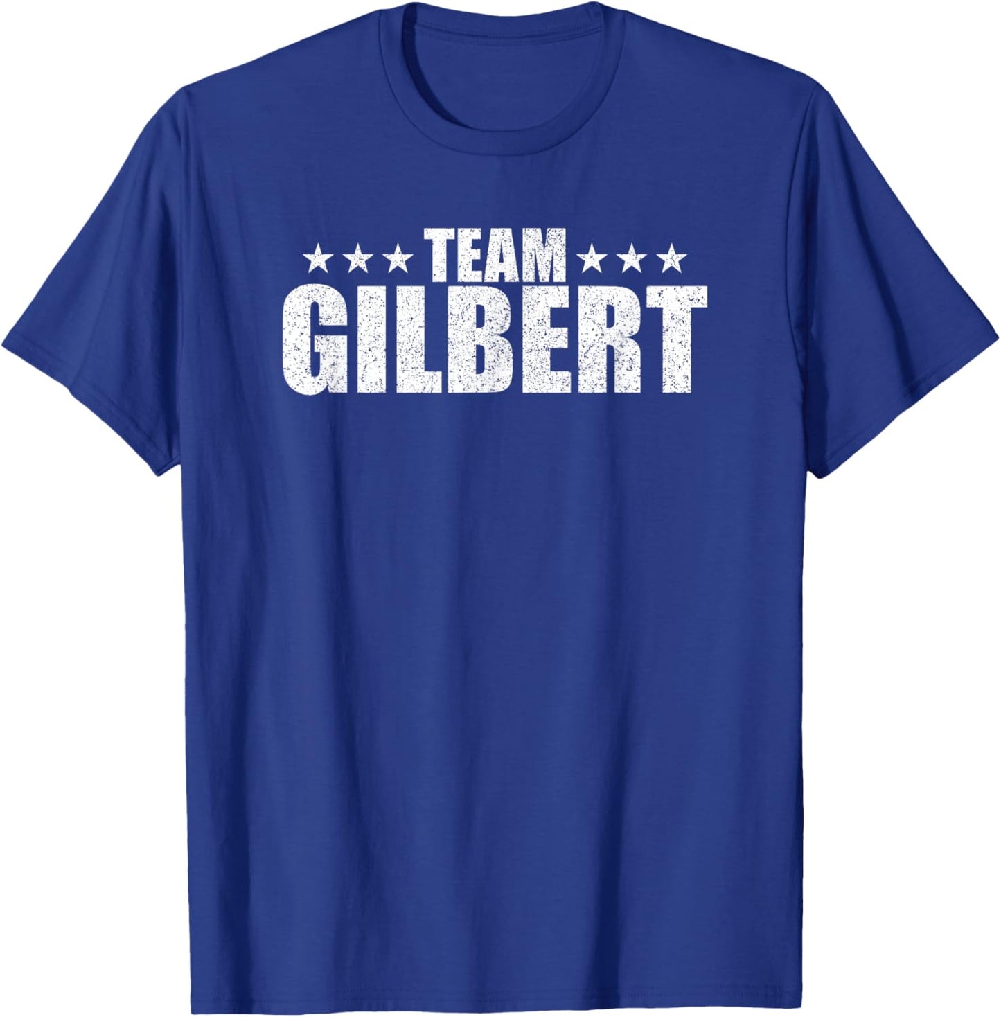 Gilbert Surname Family Birthday Gilbert Lastname Couple T-Shirt - T-Shirt | Royal