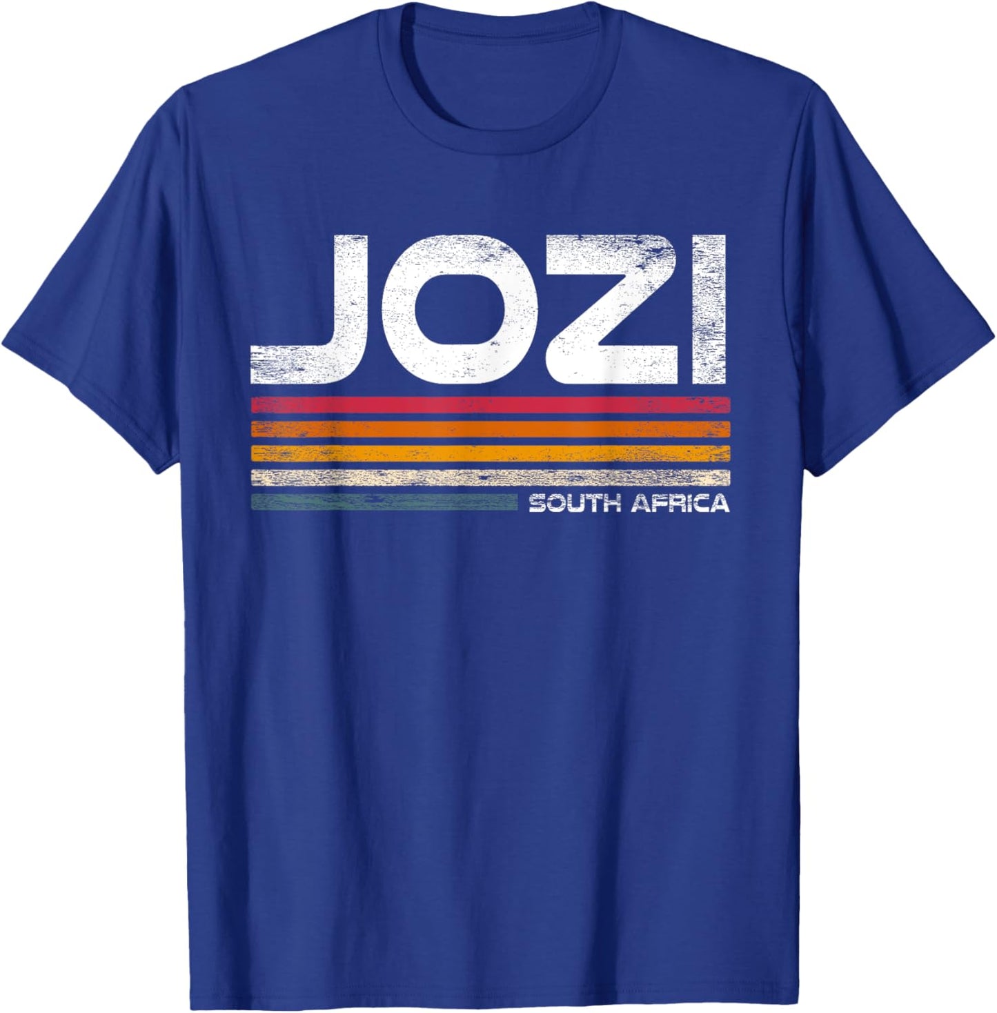 Jozi South Africa Typeset Johannesburg South African Joburg T-Shirt - T-Shirt | Royal