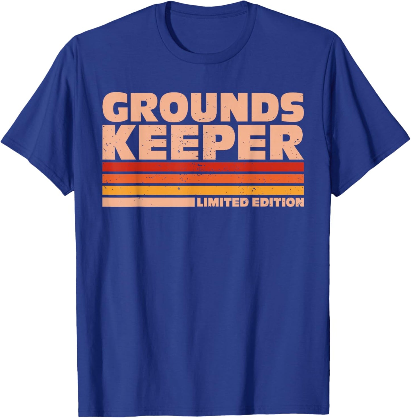 Groundskeeper Retro Sunrise T-Shirt - T-Shirt | Royal