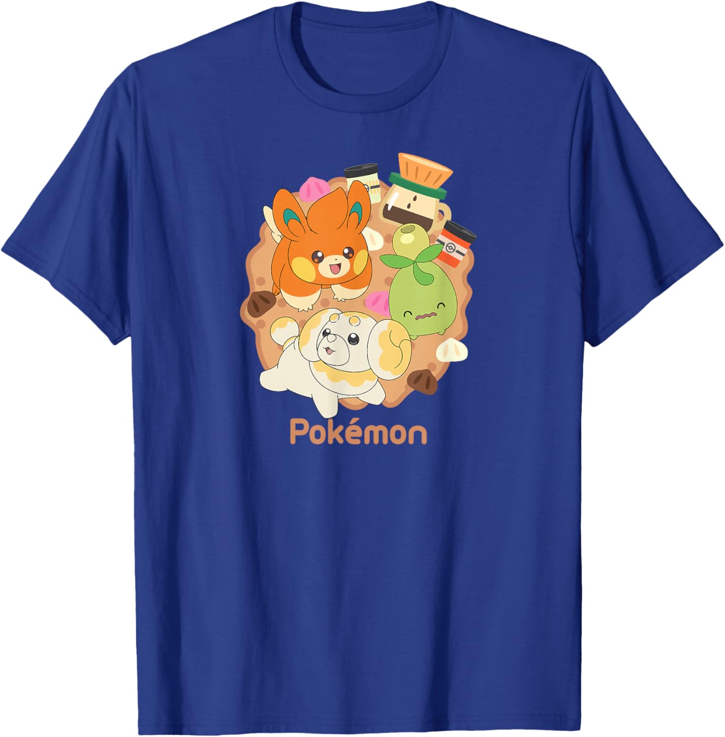 Pokémon - Fidough Smoliv Pawmi Cafe Trio T-Shirt - T-Shirt | Royal