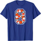 8th Birthday Sports Birthday Party 8 Year Old Boy T-Shirt - T-Shirt | Royal