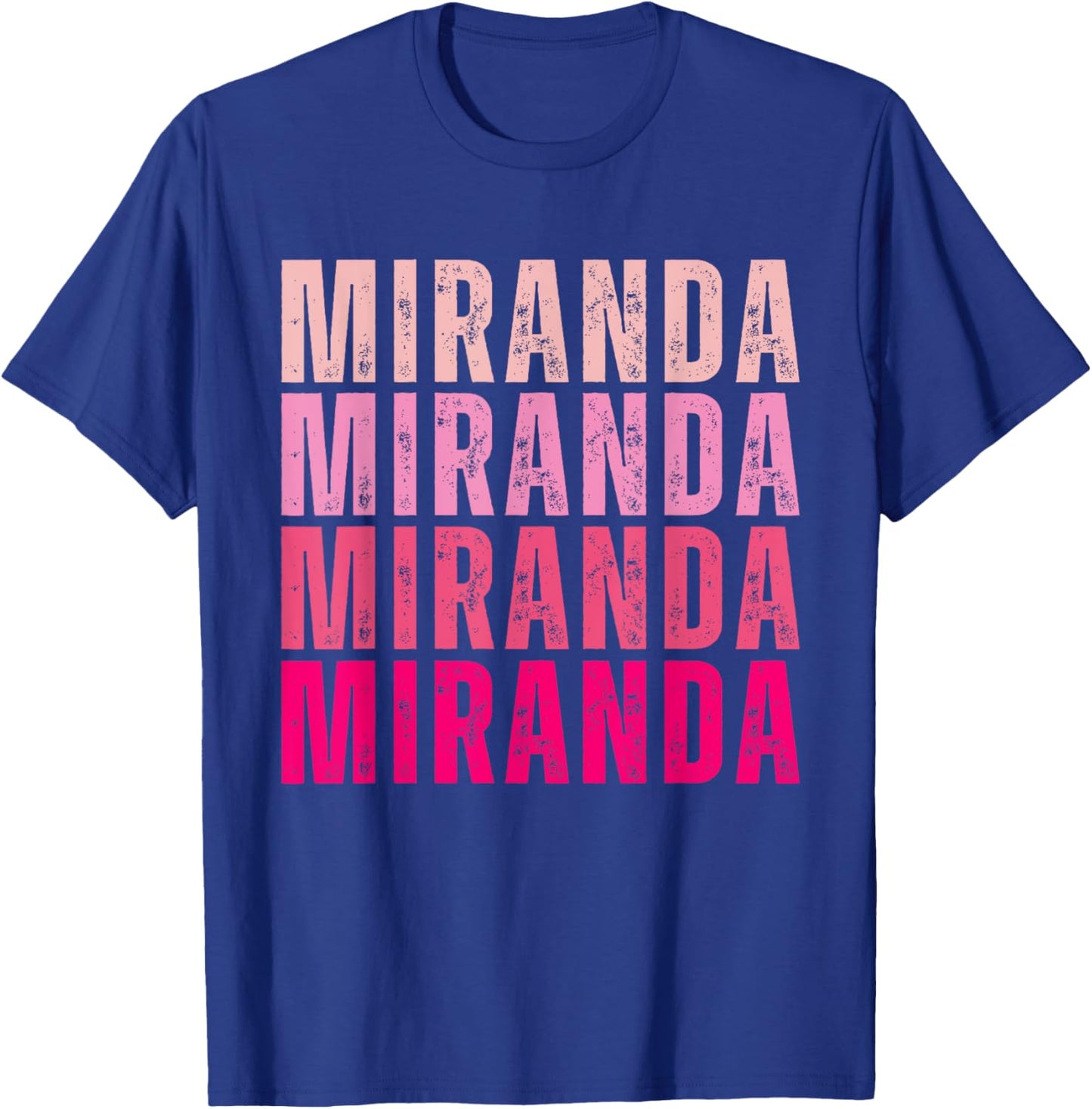 Miranda Personalized Name I Love Miranda Vintage T-Shirt - T-Shirt | Royal