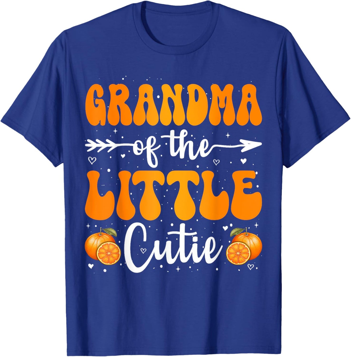 Grandma Of The Little Cutie Orange Clementine Birthday Party T-Shirt - T-Shirt | Royal