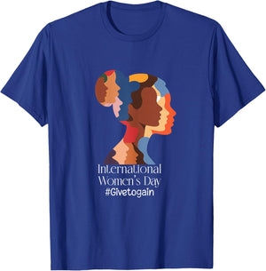 International Women's Day 8 March Support T-Shirt - T-Shirt | Royal