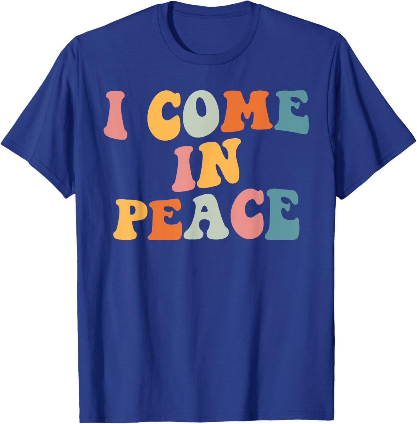I Come in Peace Im Peace Couples Costume Women T-Shirt - T-Shirt | Royal