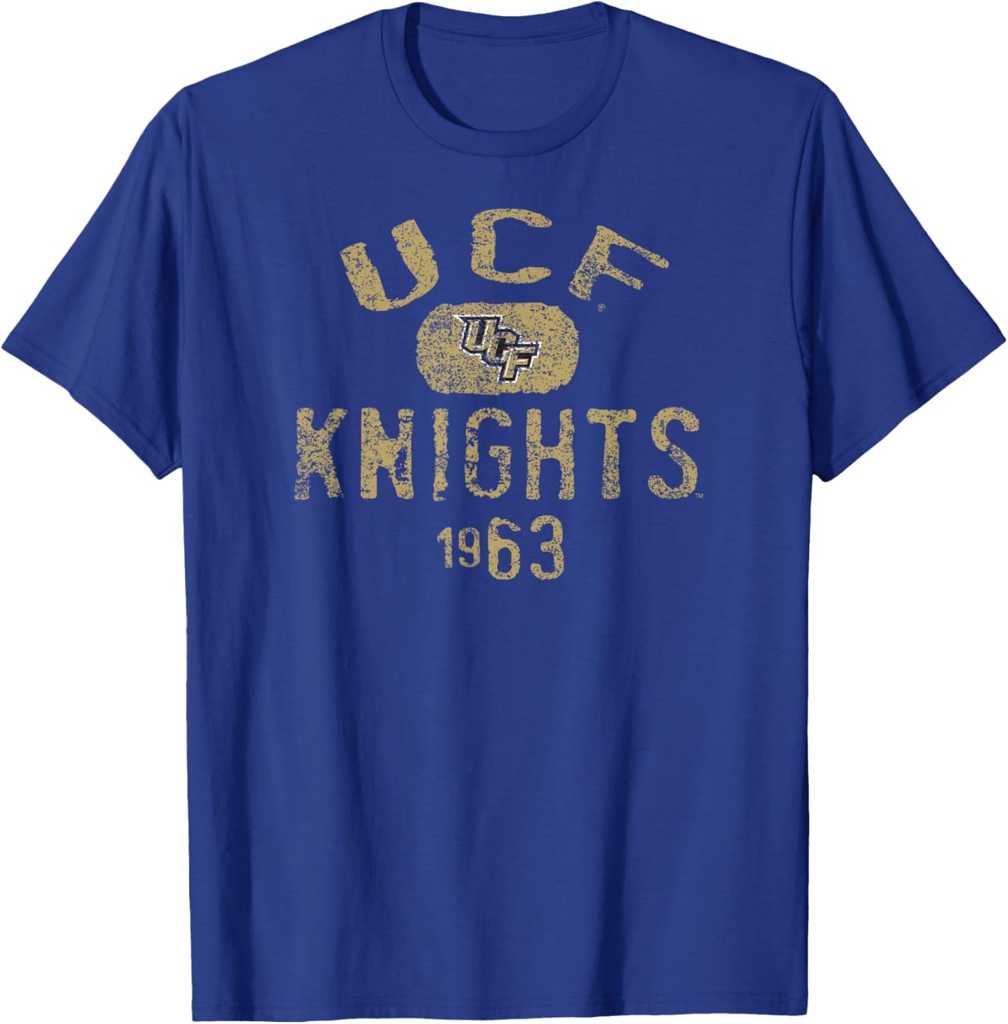 Central Florida Golden Knights 1963 Vintage Dark Heather T-Shirt - T-Shirt | Royal