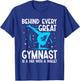 Funny Gymnastics Dad T-Shirt - T-Shirt | Royal