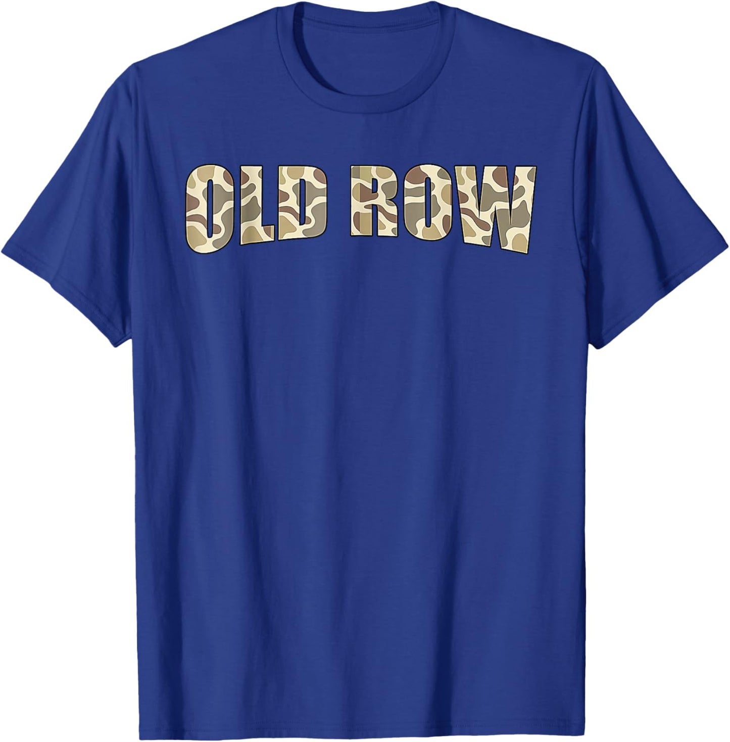 Retro Old Camo Row Funny Women Men Kids T-Shirt - T-Shirt | Royal