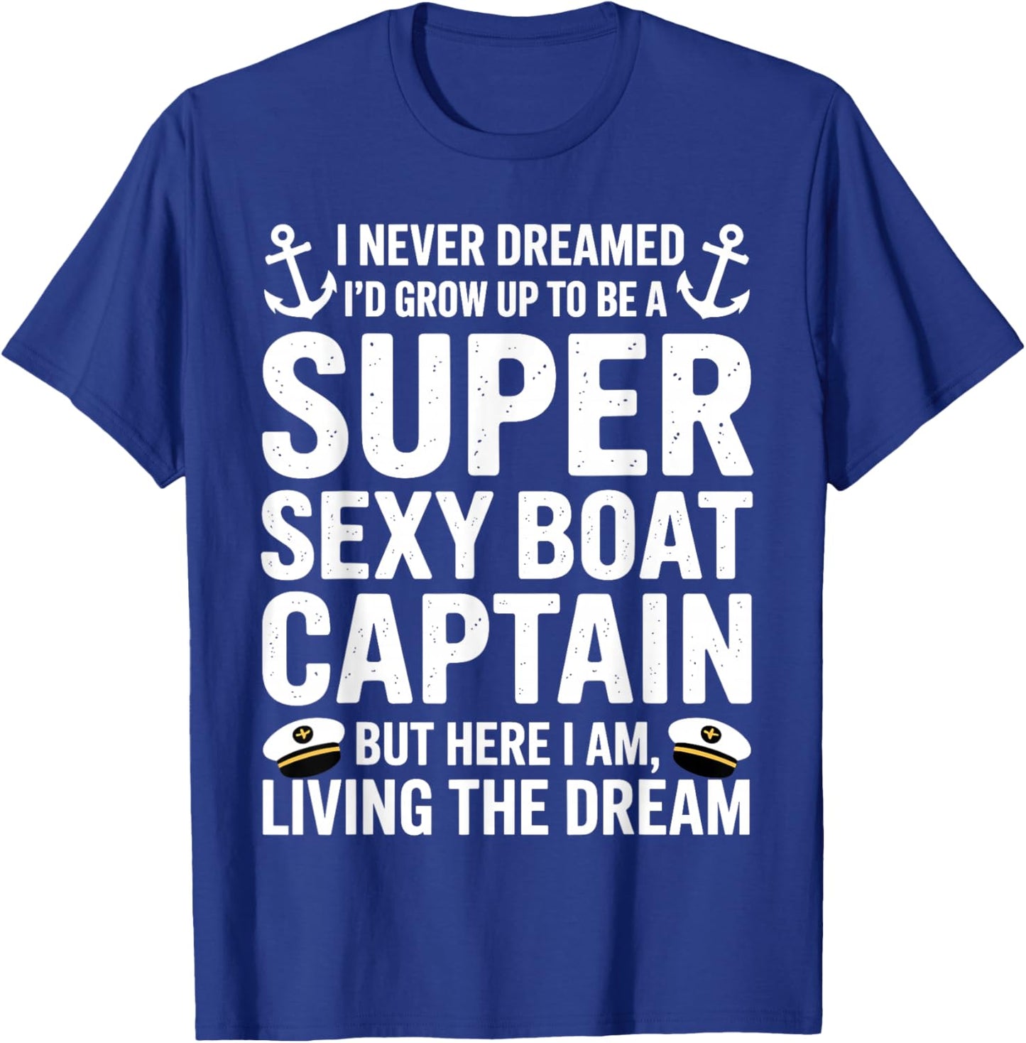 Best Boat Art Women Kids Captain Boating Boat Lover T-Shirt - T-Shirt | Royal