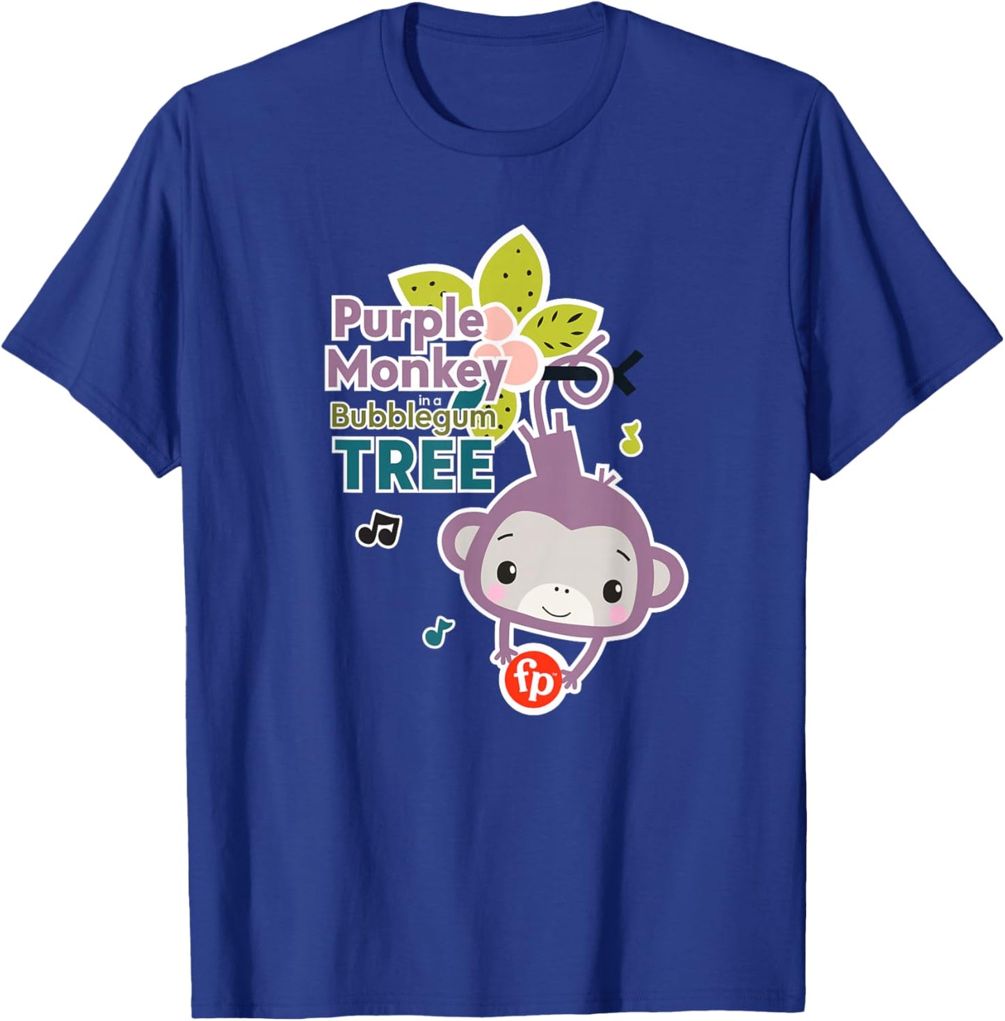Fisher-Price Purple Monkey Bubblegum Tree T-Shirt - T-Shirt | Royal