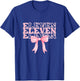 11th Coquette Bow Birthday Girl Official Preteen Eleven Pink T-Shirt - T-Shirt | Royal