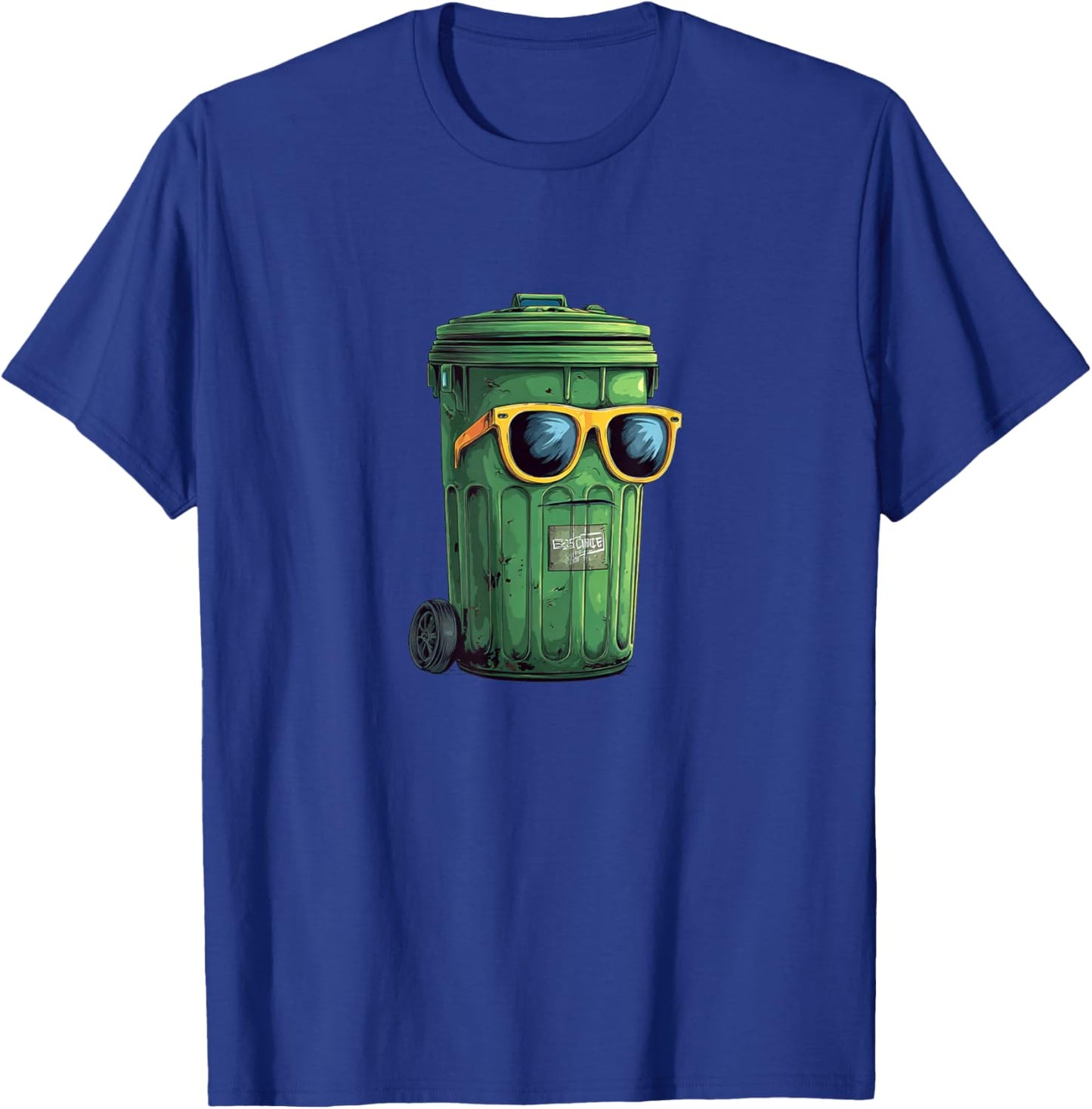 Amazing Trash Can Sunglasses T-Shirt - T-Shirt | Royal