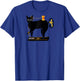 Mewing Machine Funny Quilting Craft Lover Quilter Cat Art Raglan Baseball T-Shirt - T-Shirt | Royal