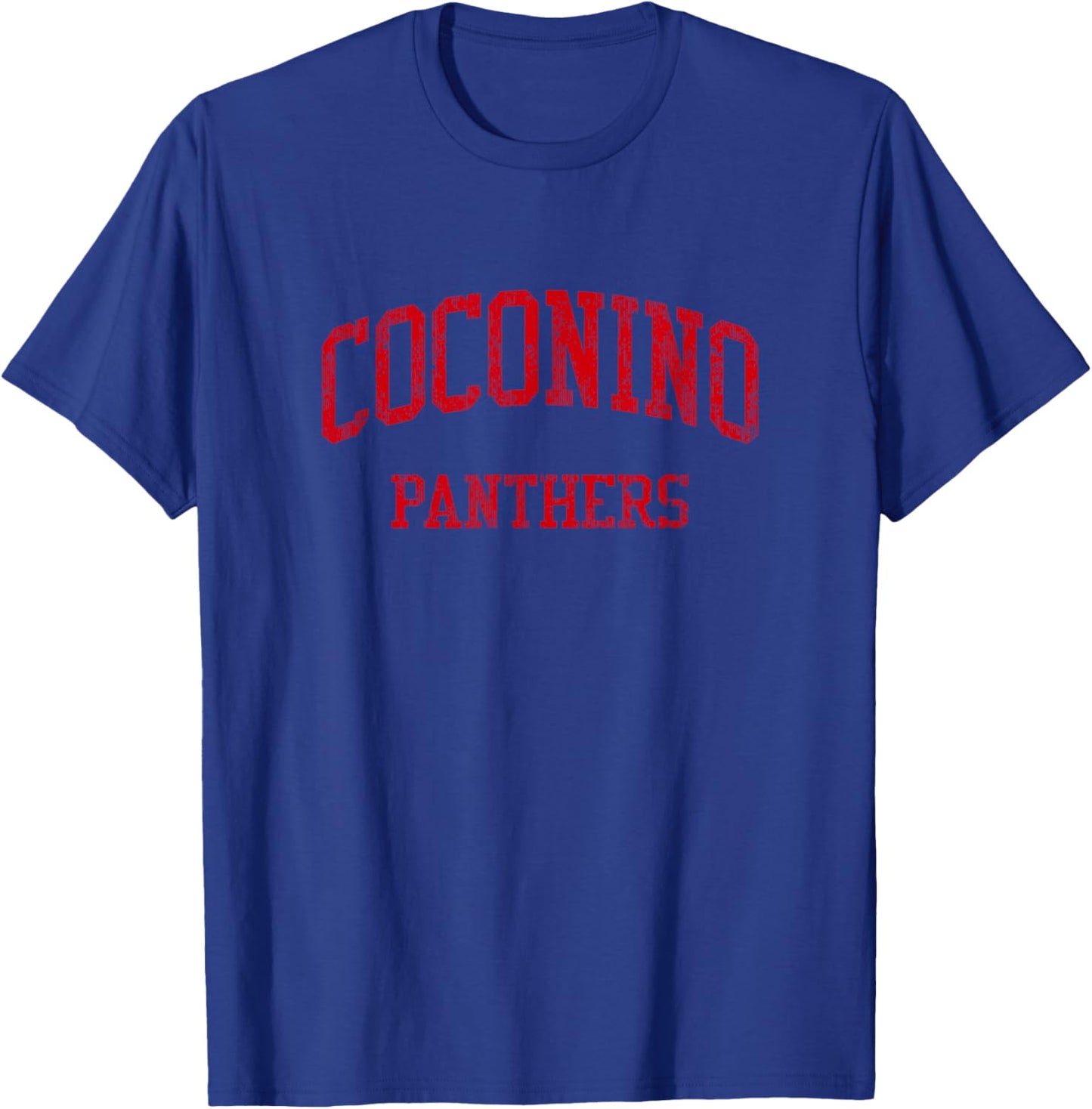 Coconino High School HS Flagstaff AZ Vintage Sports T-Shirt - T-Shirt | Royal