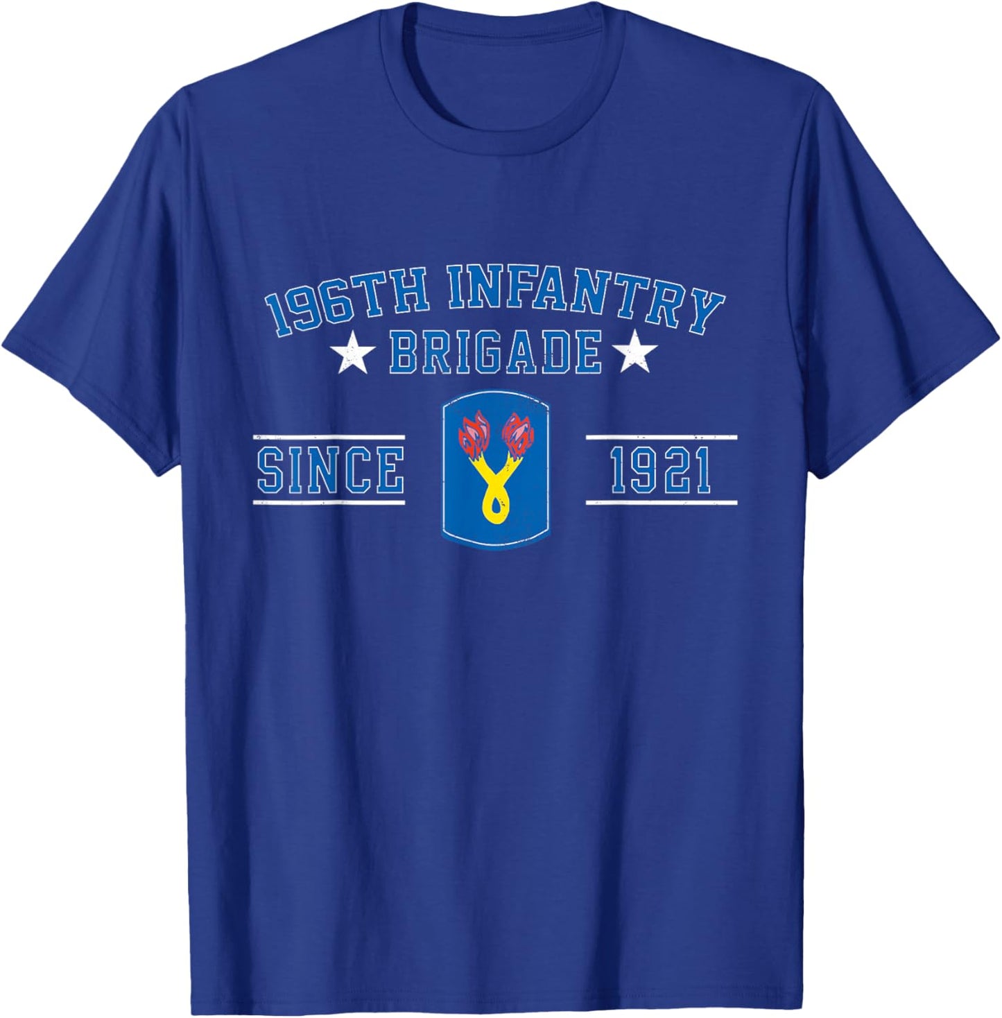 196th Infantry Brigade Veteran Military Father Day Christmas T-Shirt - T-Shirt | Royal