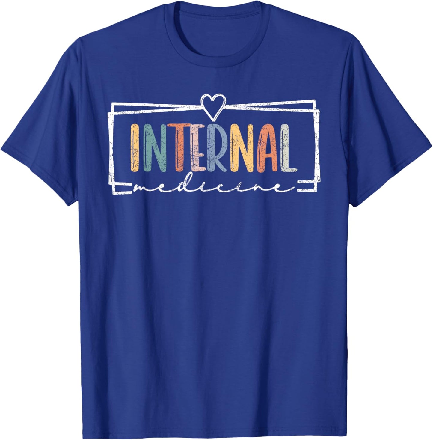 Internal Medicine Floral Internal Medicine Women in Medicin T-Shirt - T-Shirt | Royal