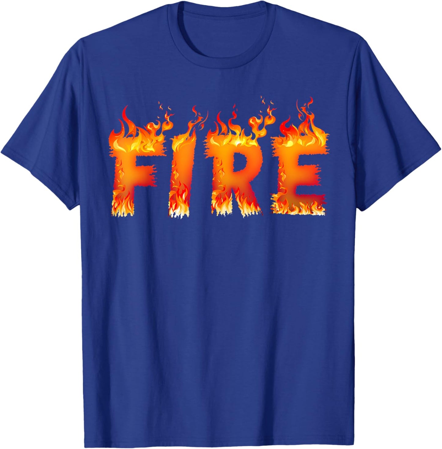 Fire and Ice Last Minute Halloween Matching Couple Costume T-Shirt - T-Shirt | Royal