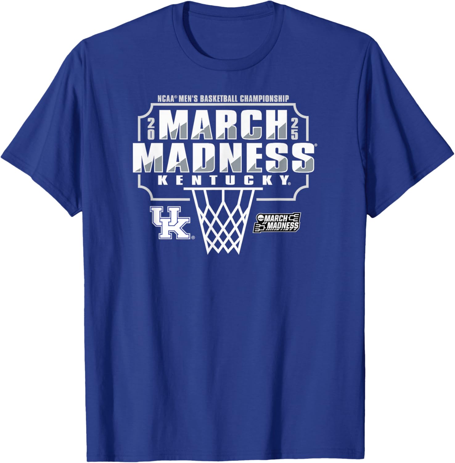 Kentucky Wildcats March Madness 2025 Men's Basketball T-Shirt - T-Shirt | Royal