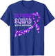 Purple Ribbon Lupus Support Squad Lupus Awareness T-Shirt - T-Shirt | Royal