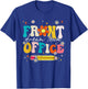 Groovy Front Office Dream Team Happy First Day of School T-Shirt - T-Shirt | Royal
