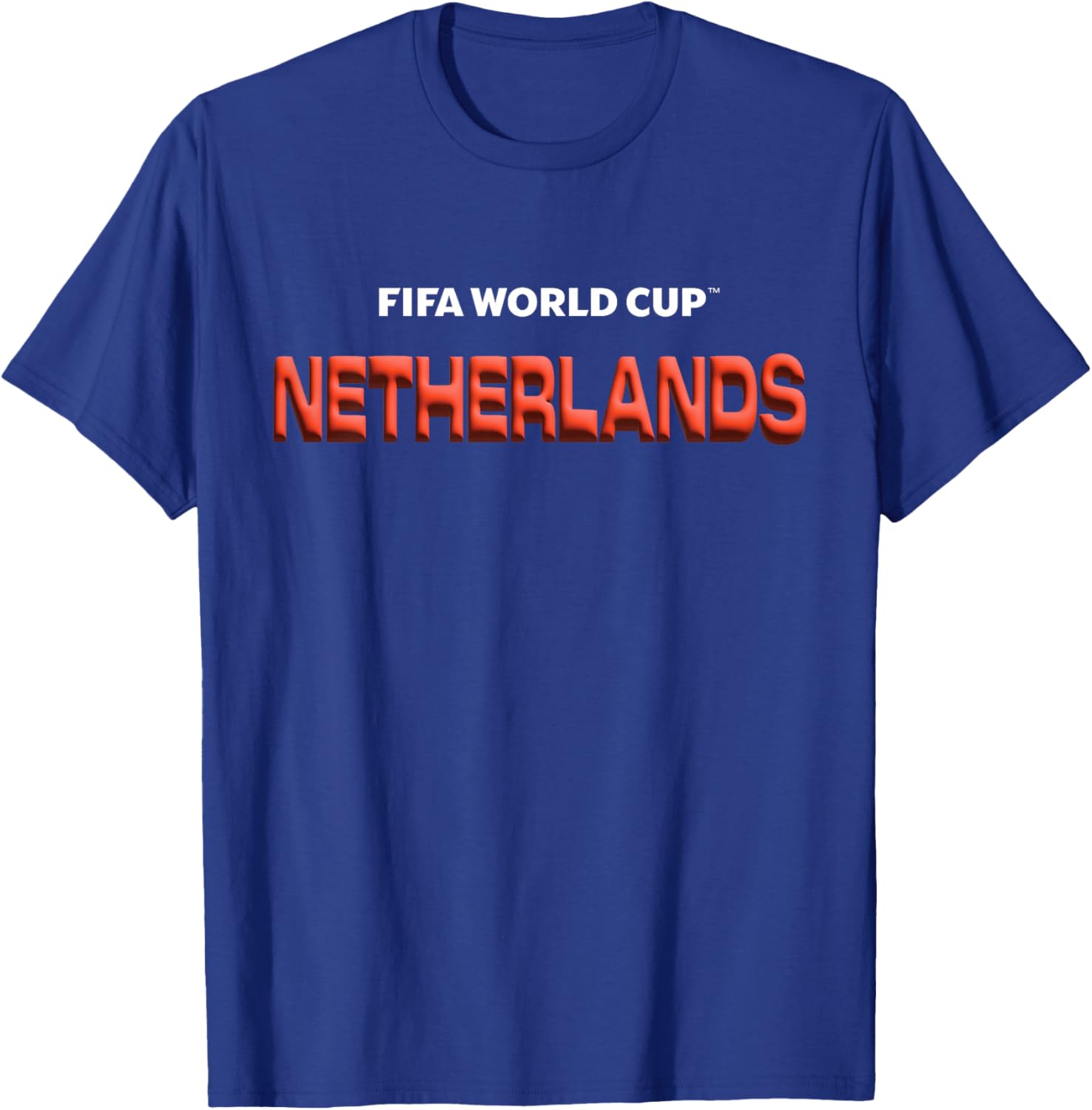Kids FIFA World CUP26 Netherlands Bubble Color T-Shirt - T-Shirt | Royal