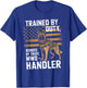 Military Working Dog Handler K9 Veteran Men T-Shirt - T-Shirt | Royal